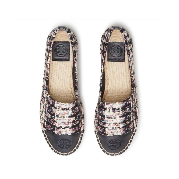 Tory Burch Tweed Color Block Espadrille. Lightly used like new. - Picture 3 of 5